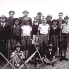 Photo d'une famille - période de guerre