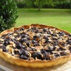 Tarte aux quetsches et aux amandes