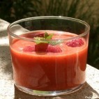 Gaspacho de fraises