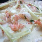 Crevettes au lait de coco