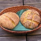 Pain à la farine de maïs et aux graines de lin