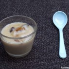 Petites crèmes vanilles rhum raisin