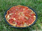 Tarte à la tomate et aux artichauts confits Tarte à la tomate et aux artichauts confits
