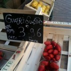 Gariguettes-Prix-des-fraises Panneau prix des fraises
