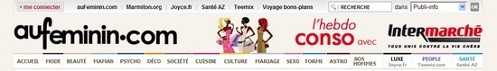 Bannière Intermarché / AuFéminin - Hebdo Conso