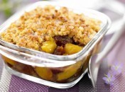 Crumble de palets bretons aux prunes
