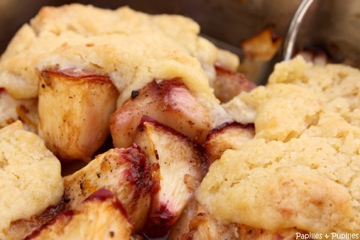Cobbler aux pêches de Jamie Oliver