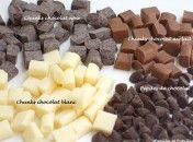 Chunks ou grosses pépites de chocolat