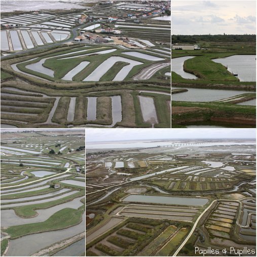 Collage claires vues du ciel