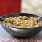 Purée de brocolis aux pommes Reinette