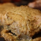 Quasi de veau à la purée d'olives