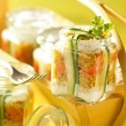 Couscous parfumé en terrine et ses petits légumes