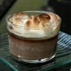 Crème au chocolat meringuée