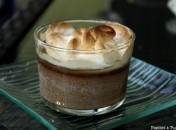 Crème au chocolat meringuée Crèmes au chocolat meringuées