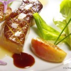 Poêlée de foie gras à la fleur de sel et aux pommes Antares