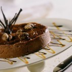 Tarte au chocolat et Pineau