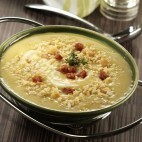 Veloute de patates douces au chorizo et aux Céréales Gourmandes