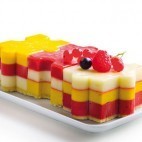Bûche glacée fruits rouges-mangue-ananas - Picard