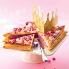 Galette des rois aux pralines roses framboises - Picard