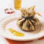 Aumônière aux pommes, chocolat et Marmelade d'Oranges Amères Bonne Maman®