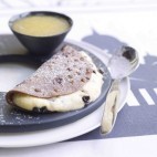 Crêpes légères au chocolat verveine et menthe de Christophe Felder