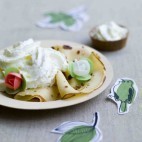 Crêpes à l’émulsion de fleurs de Pascal Favre d’Anne
