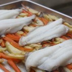 Filets de limande sole aux légumes d'hiver