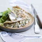 Galette de sarrasin, duxelle de champignons et émincés de poulet de Christophe Felder