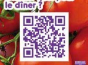 On fait quoi pour le dîner - Qr code Chaque jour une nouvelle recette de Papilles et Pupilles sur votre smartphone