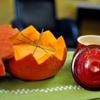 Velouté de pommes de terre au potimarron de David Martin