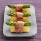 Pommes de terre au lard et asperges façon sushis