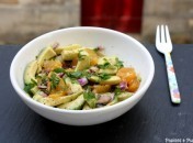 Salade d'avocat aux agrumes et à l'oignon rouge Salade d’avocat aux agrumes
