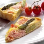 Tarte au Saumon de Norvège et aux asperges