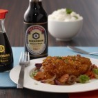 Cabillaud pané aux cornflakes et cacahuètes et wok de légumes