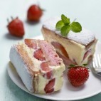 Fraisier express au biscuits roses de Reims