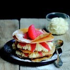 Millefeuille croustillant au pamplemousse de Floride