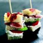 Mini club sandwich jambon de Parme - Ricotta - Focaccia