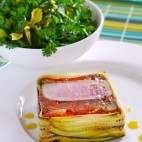 Pressé de filet de veau aux légumes confits