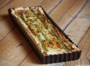 Tarte légère aux asperges et au Parmesan