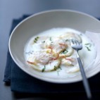 Ravioles au chèvre et Jambon cru ©Aoste