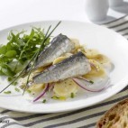 Salade de pommes de terre et sardines à l'huile d'olive - Photo Recette - BISTROT DU PORT BENODET_copyright