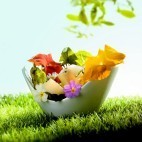 Salade des Alpages au Beaufort et aux fleurs d'été