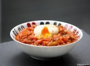 Oeufs mollets en nid de Tchoutchouka [chakchouka]