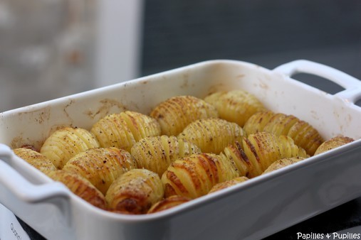 Pommes de terre rôties à la suédoise - Hasselback potatoes 