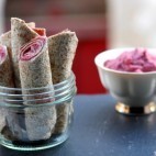 Wraps à la tartinade de betterave au Saint Moret