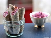 Wraps à la tartinade de betterave