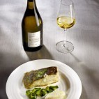 Dos de Turbot, quenelle de céleri, tagliatelles de courgettes