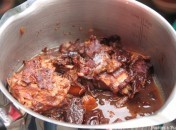 Lapin aux pruneaux et au vin rouge Bocal en troc : Lapin aux pruneaux et au vin rouge