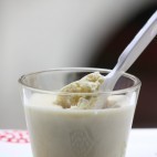 Mousse au chocolat blanc vanillée