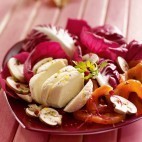 Salade de Crottin de Chèvre au saumon